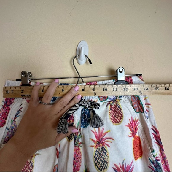 J. CREW x Ratti Rainbow Pineapple Print Seaside Beach Jogger Pants Women’s 2 - Picture 13 of 16